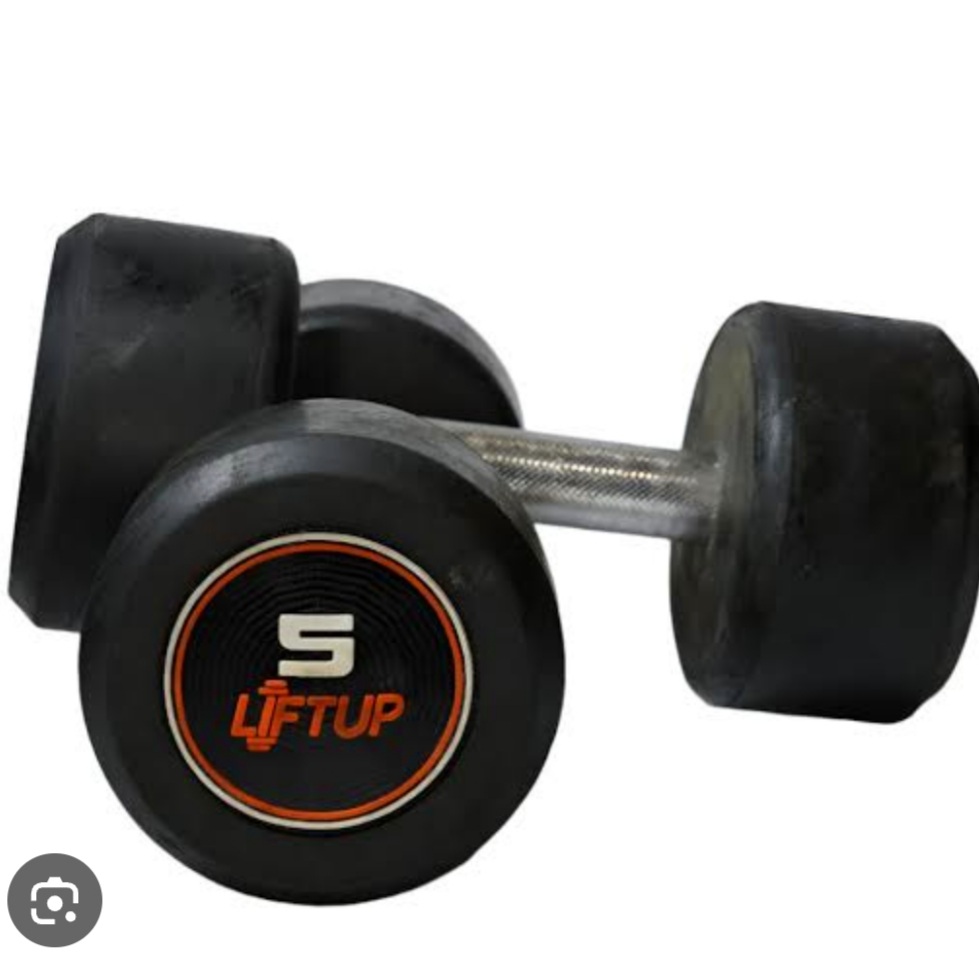 Rubber Dumbbells - Image 2